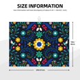 thumbnail image 2 of Kdxio Colorful Mexican Flower for Dish Drying Mat,24*18 inch Absorbent Dish Drainer Kitchen Counter,Large Size Dish Drying Pad for Countertops,Draining Racks, 2 of 6