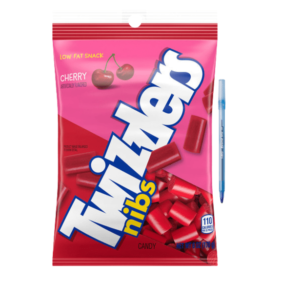 NIBS Cherry Flavored Licorice Style, Candy Bag, 6 oz