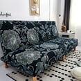 thumbnail image 4 of GROWTH TANK Stretch Sofa Slipcover Armless Futon Covers Fitted Furniture A A, 4 of 9