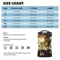 thumbnail image 3 of Bingfone 2025 New Year 3 Pattern Men's Tank Tops Workout Sleeveless Tee Shirts Running Beach Tanks for Men-Small, 3 of 4