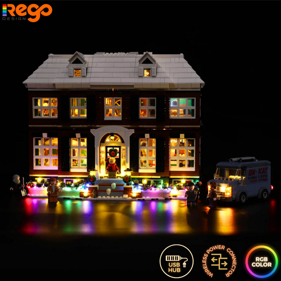 Led Lighting Kit for Lego 21330 Home Alone Building Blocks Model (Not Include the LEGO Set)