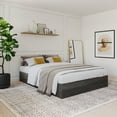 thumbnail image 3 of Nexera Full Size Storage Wood Bed Frame with 3 Drawers, Bark Gray, 3 of 8