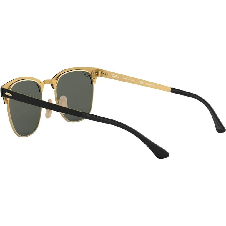 Clubmaster metal best sale polarized