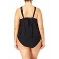 thumbnail image 4 of Time and Tru Women's and Women’s Plus O Ring Hanky Hem Tankini Swim Top, 4 of 5