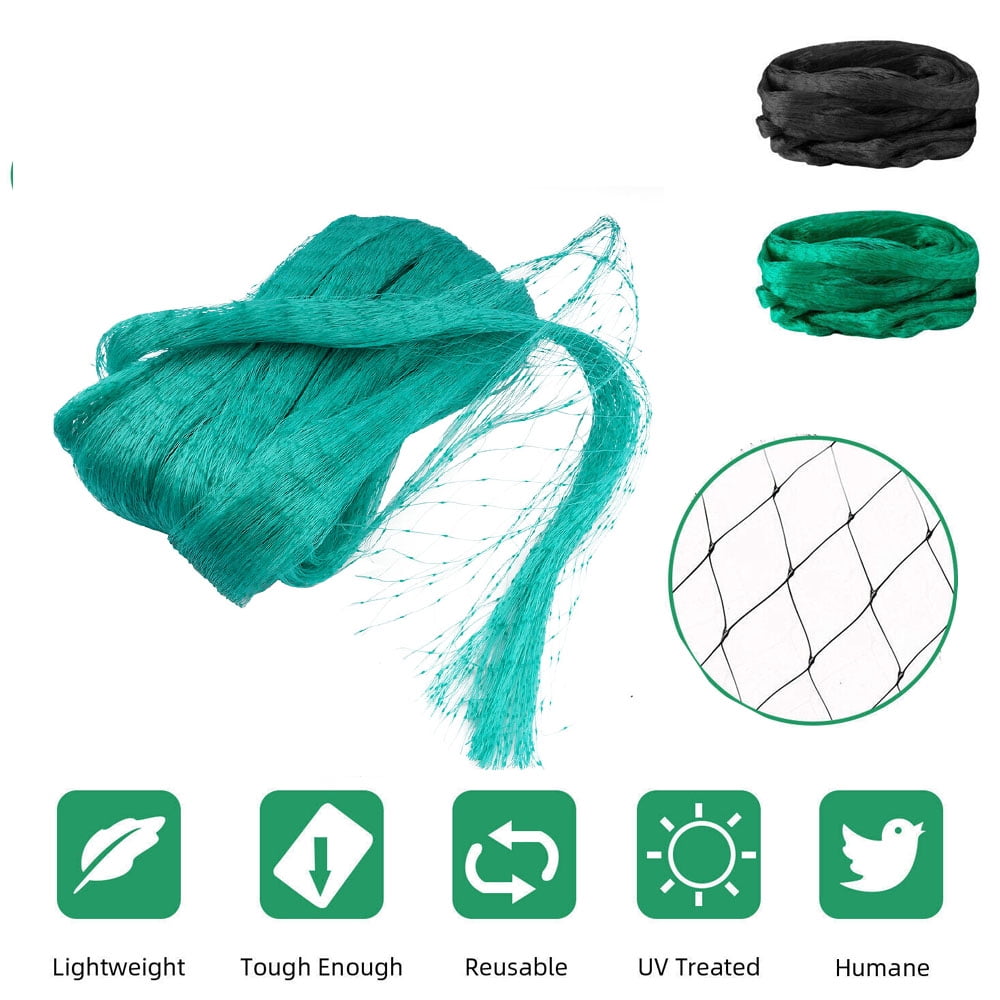 Poly Bird Net TASHHAR Anti Bird Netting 7 x 33FT Pond Plastic Trellis Net Protect ...