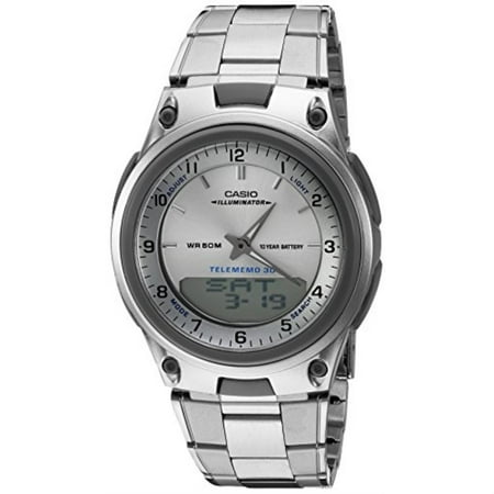 Men's AW80D-7A Sports Chronograph Alarm 10-Year Battery Databank Watch