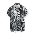 thumbnail image 3 of Short Sleeve Hawaiian Shirts for Men Casual Button Down Shirt Tropical Printed Summer Vacation Beach Shirt, 3 of 6