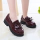 thumbnail image 2 of Zapatos de actuación de princesa para niña, estilo academia, baile, día de los niños, zapatos de cuero para niños, zapatos con borlas, 2 of 6