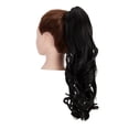 thumbnail image 4 of Youloveit Ponytail Extension Claw Clip 18" 21" Wavy Curly Long Straight for Woman Synthetic Hair Extension Jaw Clip Ponytail Hairpiece Synthetic Pony Tail, 4 of 7