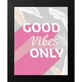thumbnail image 2 of Santiago, Daniela 20x24 Black Modern Framed Museum Art Print Titled - Good Vibes Only, 2 of 5