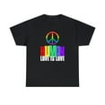 thumbnail image 3 of Human LGBTQ Rainbow Flag Lesbian Gay Pride Ally Womens Plus Size Tops, 3 of 8