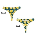 thumbnail image 3 of Fotbe Lemon Tanga Sin Costuras para Mujer con Estampado – Panties Invisibles, Transpirables y Cómodos para Uso Diario-X-Small, 3 of 6