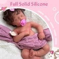thumbnail image 4 of Muñeca bebé reborn de silicona Oppaionaho de 48 cm, niña, realista, 4 of 9
