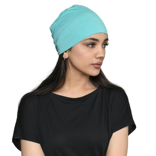 SAKUCHI Chemo Hats Solid Sleep Cap Women's Bamboo Soft Headwear Cancer Cap Multicolor