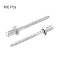 thumbnail image 4 of Unique Bargains 3,2 Mm x 7 Mm 304 Rivets Aveugles en Acier Inoxydable 100 Pack, 4 of 4