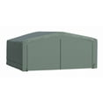 thumbnail image 2 of Sheltertube Wind And Snow-Load Rated Garage, 20X18X10 Green, 2 of 11