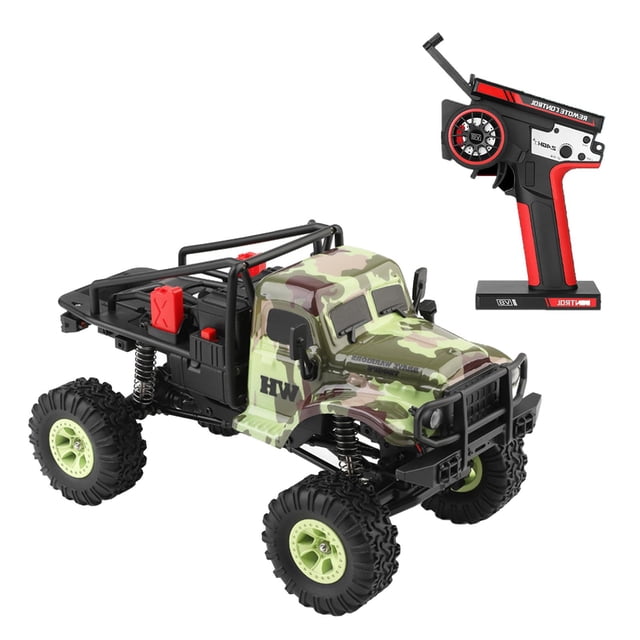 Coche de juguete RC Crawler,Coche teledirigido todoterreno a escala 1:18,Camión monstruo de carreras con control remoto y tracción en las cuatro ruedas,Modelo de juguete de vehículos