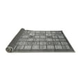 thumbnail image 2 of Ahgly Company Indoor Round Abstract Gray Modern Area Rugs, 6' Round, 2 of 4