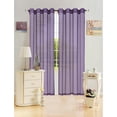 thumbnail image 5 of Kashi Home Leah Collection Window Sheer / Curtain / Panel 55"x 84" Lightweight Solid Sheer Design in Sage - Single Panel, Grommet Top Hanging Panel, 5 of 5