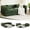 Green, variant on GAOHAPY 80 Inch Multi-functional Convertible Sofa Bed, Fixed Shape Frame, High Density Foam with Corduroy, Easy Assembly, for Living Room and Bedroom.