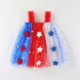 thumbnail image 2 of CAUYDY 4th Of July Baby Girl Clothes 1-5T Toddler Girls Dress 6-7 Years Kids Independence Day Outfits July 4th Children Girls Dresses (Sizes 3-4 Years,Blue), 2 of 9