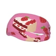 thumbnail image 2 of Uemuo Strawberry Cake Printed Sports Headbands for Men Women,Moisture Wicking Workout Headband, Sweatband Headbands,Non-slip Workout Gym Yoga Headband, 2 of 9