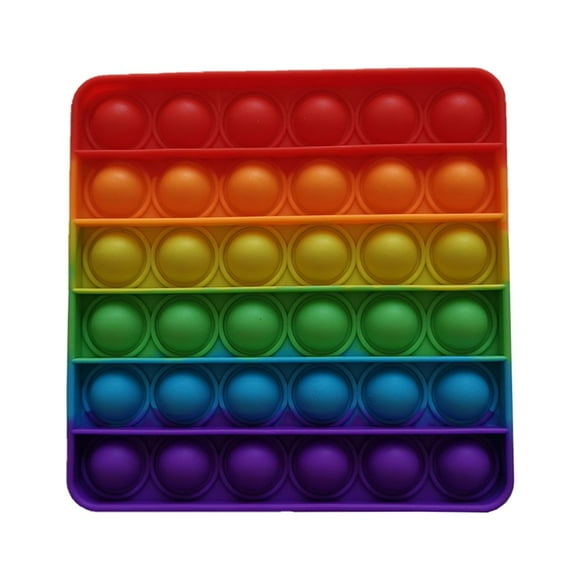 product description 1.Irresistibly Entertaining and Relaxing: Experience the joy of popping bubble wrap on a whole new level - now with even more satisfying texture, sound, and infinite reusability for that mesmerizing good feeling; Once you start popping, it’s impossible to stop until your itch is fully scratched 2.Rainbow Colored Fun and Shapes: No more boring wraps; Squeeze and pop your way to sensory heaven with four delightful shapes including square, circle, octagon, and heart; All of which are decked out in eye-catching, vibrant colors that appeal to bubble poppers of all ages 3.Durable and High-Quality Build: This fidget set is made of food-grade silicone that’s odorless, non-toxic, and BPA-free; It’s also incredibly flexible and resistant to tears or breakage, so you can let your kids can play with them to their heart's content without worry 4.So Many Ways to Have Fun: At home, in the car, or out and about, these cool pop its are small enough to fit anywhere and come with a handy canvas bag for quick storage & portability; Not only do you get instant stress and anxiety relief, they also improve your focus and help manage special needs 5.Ideal Gift, Stocking Stuffers for All Kids and the Kid in You: Our set is easy to wash or wipe clean, designed for all to enjoy, and backed up by a lifetime warranty; It’s the perfect figit popping toy for anyone looking to de-stress and have a great time - discover what you’ve been missing and start popping