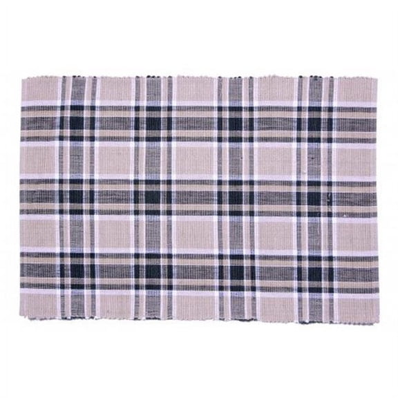 AG-01283S-4 19 in. Ribbed Placemats, Tulsi - Set of 4