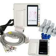 Multi-Parameter Monitor Machine,  Portable 3 Channel 12 Lead Digital Monitor Machine with 7 LCD Touch Screen& Printing Paper