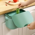 thumbnail image 6 of Kitchen Trash Can, Step-On Garbage Can with Lid, Tall Kitchen & Bathroom Trash Can, Small Office Waste Bin, Green - Xuniizn, 6 of 7