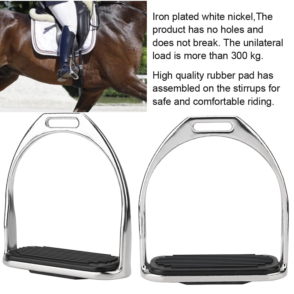 5Colors Étriers Pour Selle Cheval Léger Selle Anglais Quitation Fillis Aluminium Coul E Couleur Peinture Cheval Trier