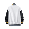 thumbnail image 2 of Big 26 Print Baseball Men Street Fashion V-neck Jackets, 2 of 6