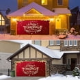 thumbnail image 6 of Hot Sale！Christmas Garage Door Banner Backdrop,Large Merry Christmas Garage Door Cover Banner Backdrop Decoration,for Outdoor Indoor Home Wall Photo Background, 6 of 9