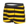 thumbnail image 2 of Haiem Bee Stripe Men's Boxer Briefs, Every Day Comfort Stretch Cotton Moisture-Wicking Underwear-Small, 2 of 9