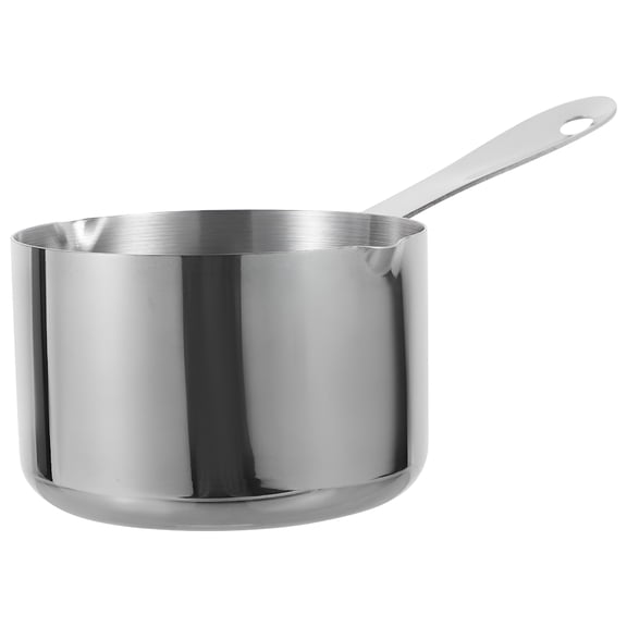 BPPEG Stainless Steel Saucepan with Pour Spout and Handle Stainless Steel Sauce Pan- 10Cm