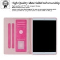 thumbnail image 3 of Dteck iPad Pro 11 2020/2018 Case, iPad Air 4th Gen 10.9 inch 2020 Case, Embossed Butterfly PU Leather Flip Case with Card Holder, Auto Wake Sleep Cover, Rose, 3 of 6