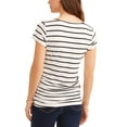 thumbnail image 2 of Liz Lange Maternity Side Ruched Crew Nec, 2 of 3