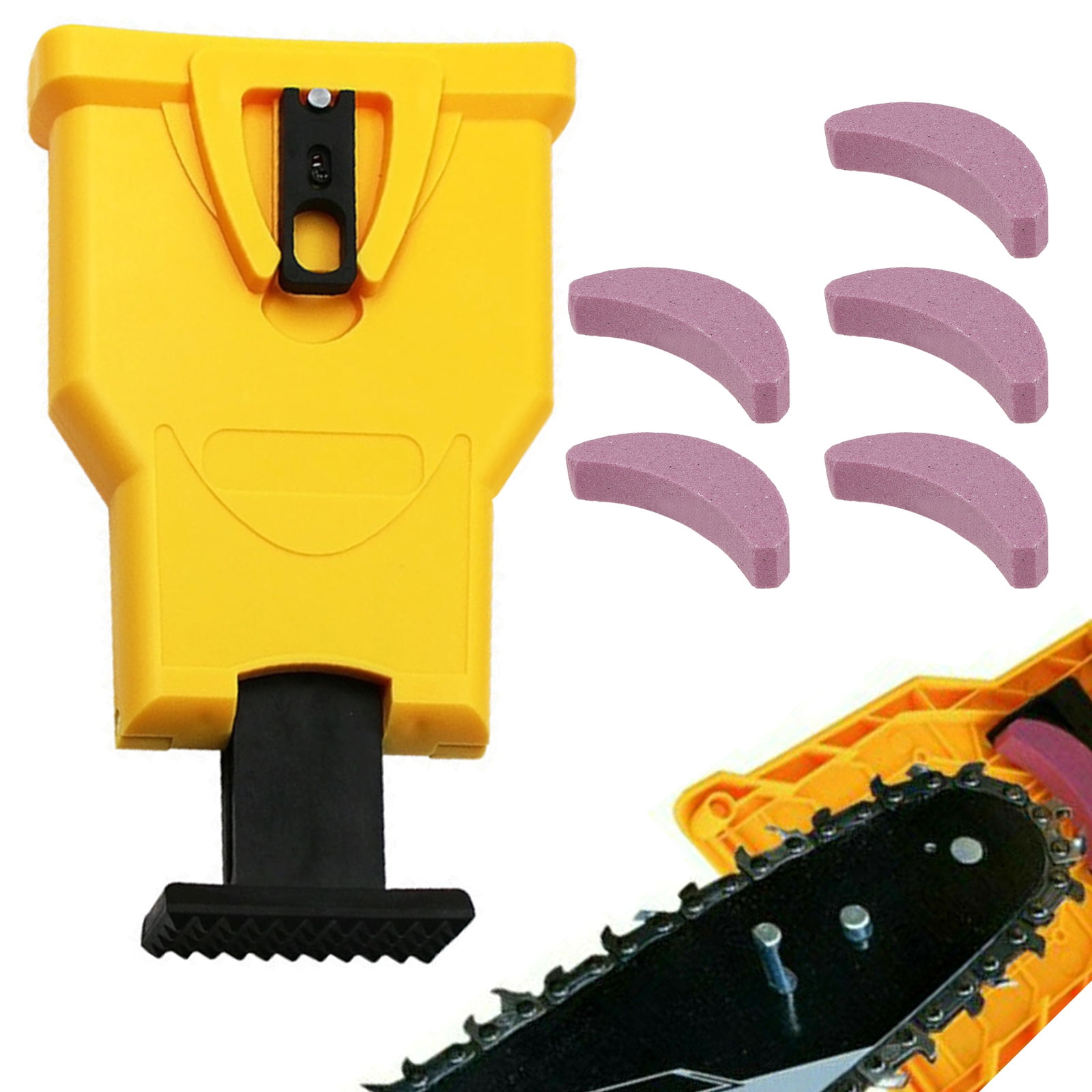 Chainsaw Sharpener, Portable Chainsaw Teeth Sharpener with Fast