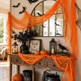 thumbnail image 5 of Halloween Decorations Indoor Outdoor,72 x 30 Inch 5 Pack Halloween Saffron Gauze Creepy Cloth Fabric Tapestry Decor,Spooky Halloween Decor for Home Wall Party Table Yard Haunted House, 5 of 10