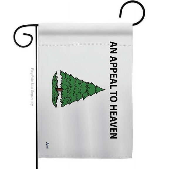 Americana Home & Garden  13 x 18.5 in. AN Appeal To Heaven Garden Flag with Patriotic Historic Double-Sided Decorative Vertical Flags House Decoration Banner Yard Gift