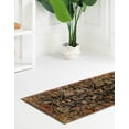 thumbnail image 3 of Rugs.com Saturn Collection Rug – 9 Ft Runner Black Medium Rug Perfect For Hallways, Entryways, 3 of 9