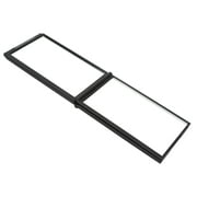 4 Way Mirror, Exquisite 360 Degree Plastic Frame Portable Folding Mirror For Home For Self Hair Cutting