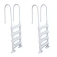 thumbnail image 1 of Vinyl Works In-Pool 4 Step Ladder for 60 Inch Swimming Pool Walls, White(2 Pack), 1 of 9