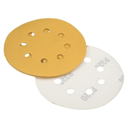 5-inch Sanding Discs, 320-Grits 8-Holes Hook and Loop Wet Dry Sandpaper Sander Sand Paper for Random Orbital Sander