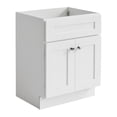 thumbnail image 1 of Pemberly Row Ready to Assemble Wood Vanity without Top in White-24", 1 of 7
