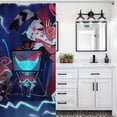 thumbnail image 5 of Hazbin Hotel Comedy Characters Shower Curtain Waterproof Polyester Fabric Bathroom Curtain Decorative Set with 12 Hooks, 5 of 7