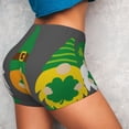 thumbnail image 4 of Honeii Spring St Patrick’S Day Irish Gnomes Print Women's Workout Shorts, Gym Shorts for Active Wear, Sports Shorts,Women's Running Shorts,Quick Dry Athletic Shorts-X-Large, 4 of 8