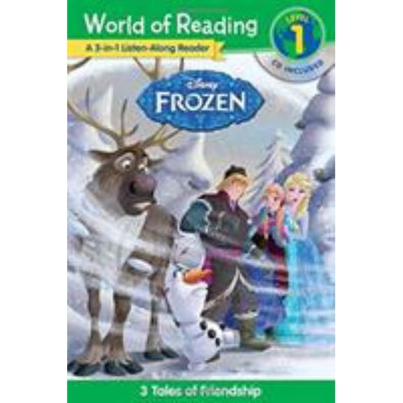 Pre-Owned World of Reading: Frozen Frozen 3-In-1 Listen-Along Reader (World of Reading Level 1): 3 Royal Tales with CD! [With Audio CD] (Paperback) 1484790324 9781484790328