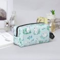 thumbnail image 6 of Uemuo Rabbit And Dragonfly Pattern Portable Toiletry Bags with Handle, Waterproof travel Make up Bags for Women, Large Capacity Travel Cosmetic Bags, 6 of 9