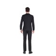 thumbnail image 3 of Wehilion Men’s Slim Fit Suit One Button 3-Piece Blazer Dress Business Wedding Party Jacket Vest & Pant Black S, 3 of 7